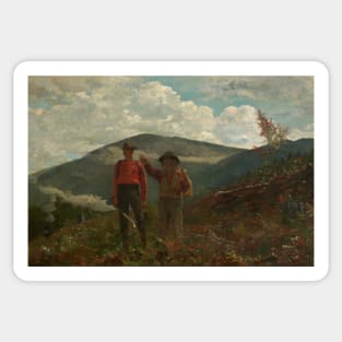 Two Guides by Winslow Homer Sticker